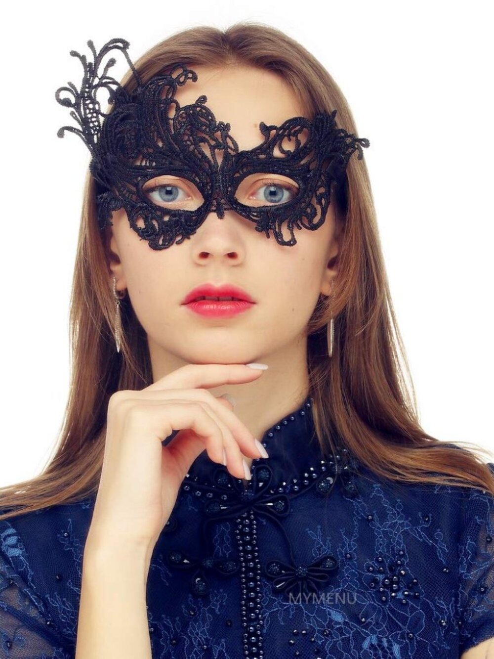 Masquerade Mask for Women Venetian Lace Eye Mask For Party Prom Ball Costume